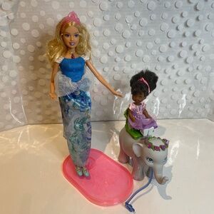 Barbie as The Island 🏝️ Princess Rosella Doll with Tika elephant